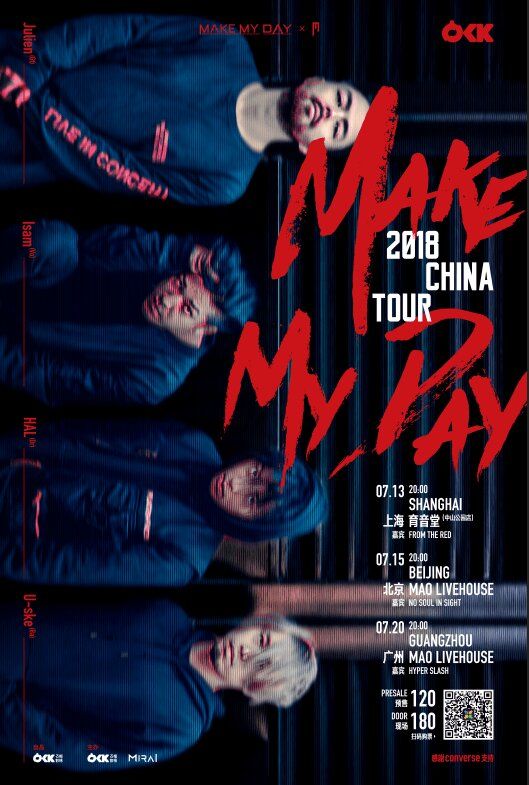 MAKE MY DAY ・First China Tour 2018
